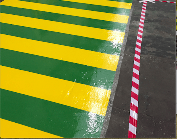 Demarcation Lines & Stencilling